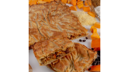 Κολοκυθόπιτα VEGAN με Σταφίδα & Κανέλα 900-1000 γρ.